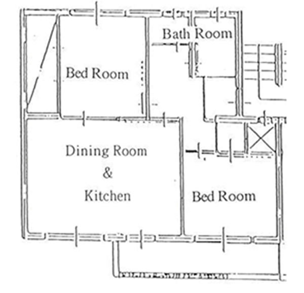Floor plan of I-House F