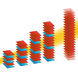 Image of atomic layers of strontium iridate and strontium titanate