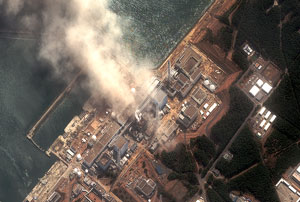 Image of nuclear power plant at Fukushima