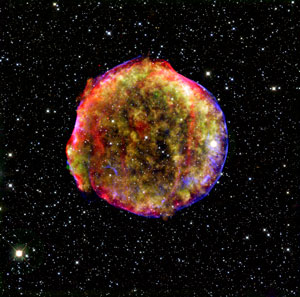 Image of the Tycho supernova