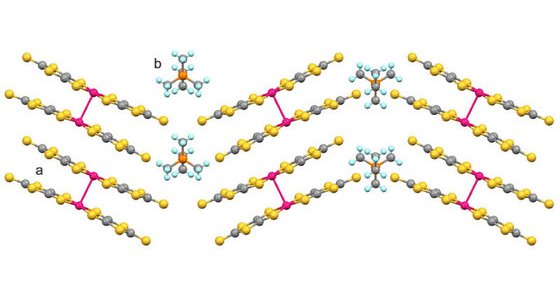 Image showing the crystal structure of the salt