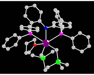 Image showing the structure of a catalyst including lutetium