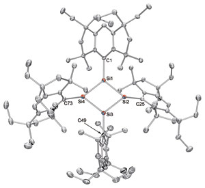 Image of a CBD silicon analog Si4(EMind)