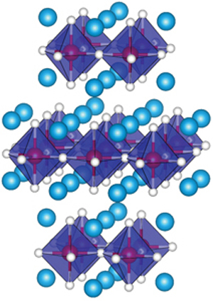 Image showing the crystal structure of the iridium oxide