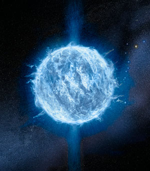 Image of a neutron star