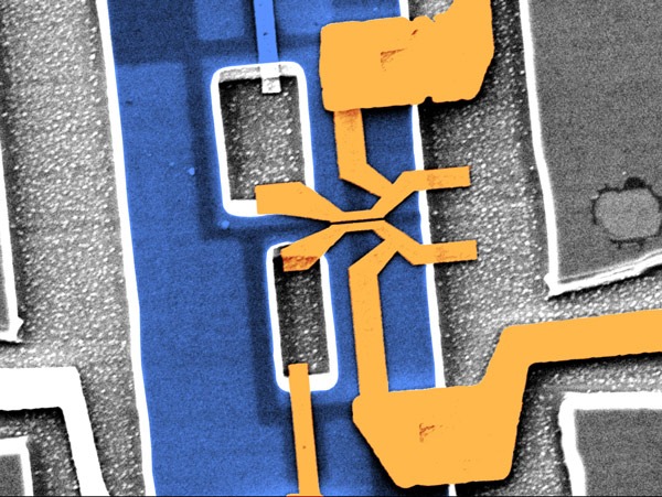 image of the device using two Josephson junctions