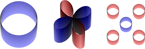電子対の構造の模式図の画像