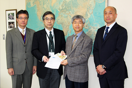 Image of Drs. Sato, Tamao, Lee and Hara