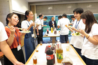 写真：交流会