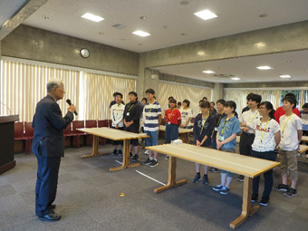 松本理事長の挨拶の画像