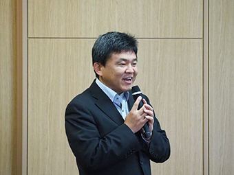 写真:松本武洋和光市長ご挨拶