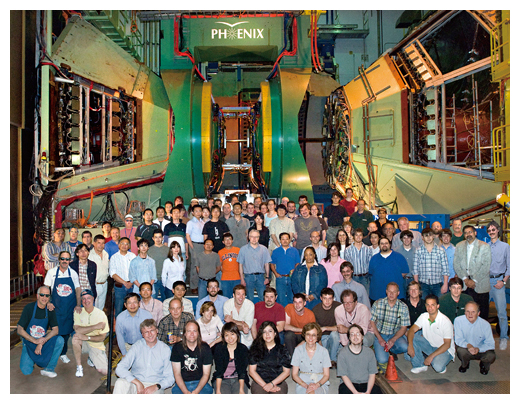 PHENIX国際共同研究実験チームの写真