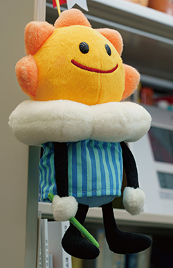 気象庁のマスコットキャラクター「はれるん」の写真