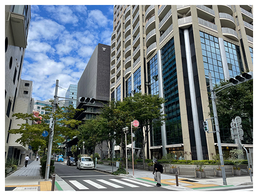 神戸市の旧居留地の図