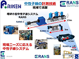 現場ニーズに応えるRANS中性子線システムの図