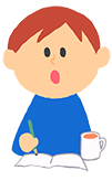 理研DAYのイメージキャラクター：マグカップを持ちながら参加する子どもの画像