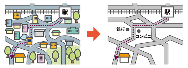 地図の画像