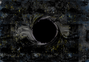 ブラックホールのイメージ図の画像