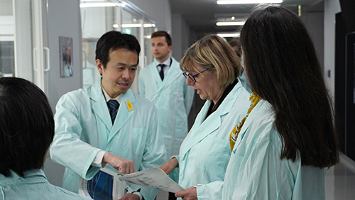 image of lab visit