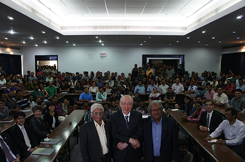 Photo taken after President Noyori's lecture in Bangalore