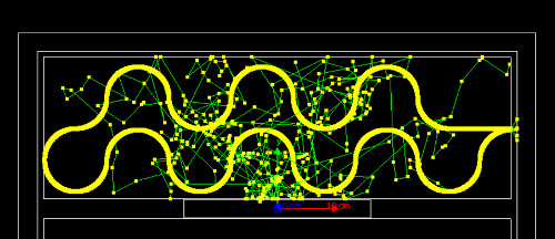 The simulation used for differentiating isotopes