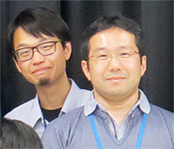 田中主任研究員とヴォン基礎科学特別研究員の写真
