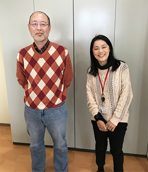 谷内一郎グループディレクター（左）と天野麻理 客員研究員の写真（右）