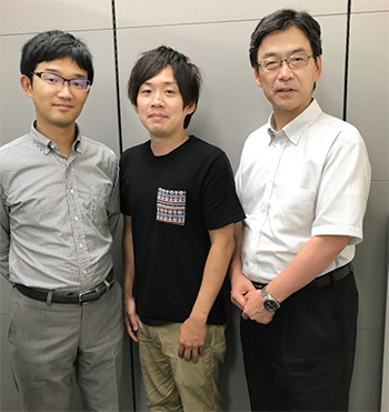 白井副チームリーダー、野田基礎科学特別研究員、近藤チームリーダーの写真