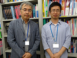 西道隆臣チームリーダー(左)と永田健一研究員(右)の写真