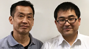 池川志郎チームリーダーと郭龍研究員の写真