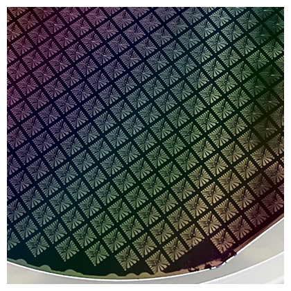 シリコン量子コンピュータ試料の図