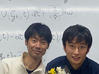 豊泉 太郎 チームリーダー、寺田 裕 基礎科学特別研究員（研究当時、現 客員研究員）の写真