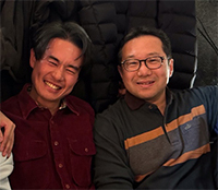 山田 健士郎 研修生(研究当時)、田中 克典 主任研究員の写真