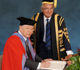 Image of the honorary degree conferral ceremony