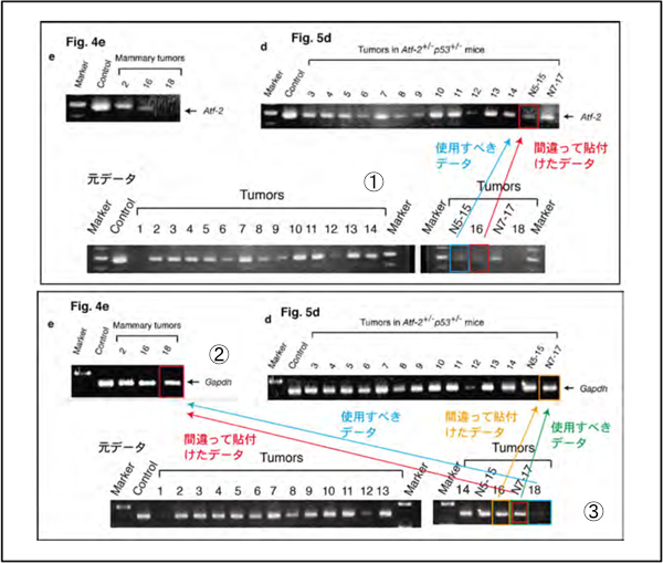 図①、②、③の図