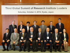 Group photo of participants for the global summit of research institute leaders