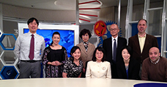 Image of NHK program covering Dr. Takahashi