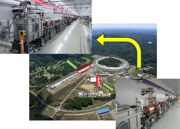 組立調整実験棟からSACLAアンジュレータホールに移設されたSCSS試験加速器