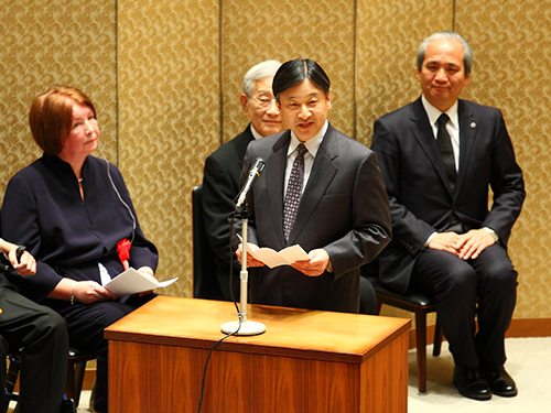 Image of The Crown Prince delivering his address