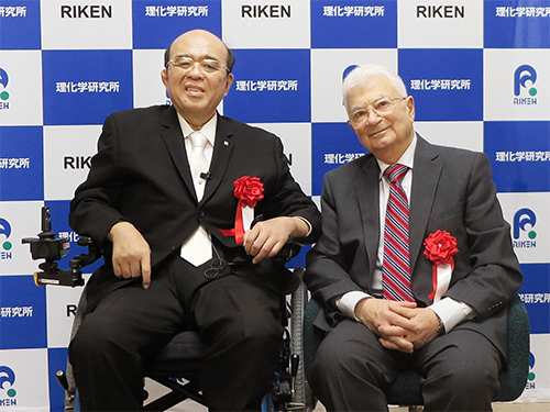 Image of Drs. Morita and Oganessian