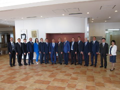 Group photo with the delegation