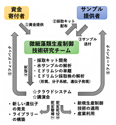 本プロジェクトの概念図の画像