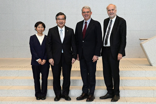 Group photo with Italian ambassador