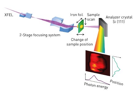 Schematic showing XFEL system