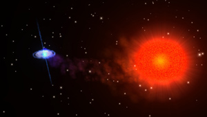 image of an x-ray binary system