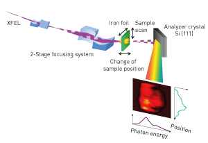 Schematic showing XFEL system