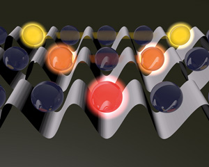 Image of array of atoms
