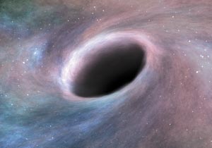 Image of a black hole