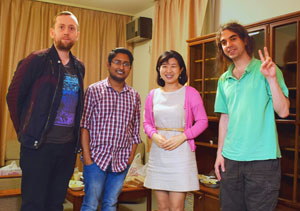 Image of Neill Lambert, Kamanasish Debnath, Mauro Cirio and Ai Sato