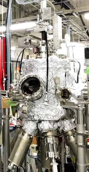 Image of the molecular beam epitaxy system